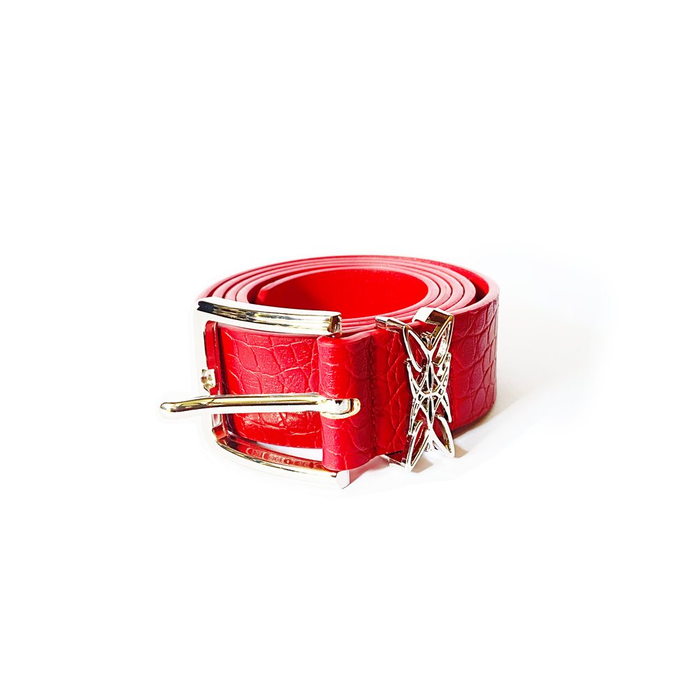 Vindicta Studios 6 belt — cherry red